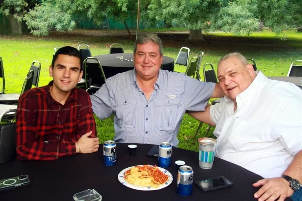 David Ernesto García García, Alfonso Padrón Garza y Sergio Chávez