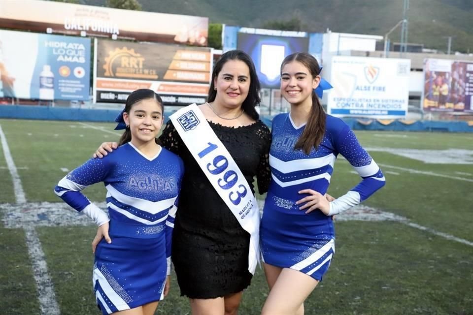 Marcela Riojas, Marcela Quiroga y Fernanda Riojas