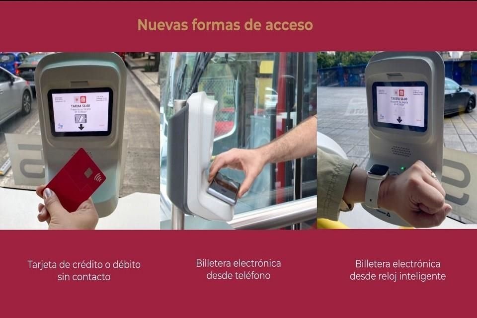 'También permite configurar los relojes inteligentes, que tengan tecnología NFS y vincularles esta billetera electrónica para usarlos como medio de pago', dijo directora del Metrobús.