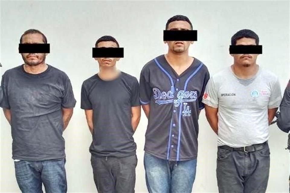 Jesús, de 23 años, Jorge, de 48, José, de 32 y Dilan, de 20.