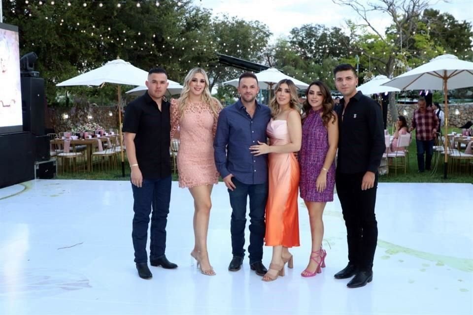 Israel Jiménez, Katy Garza, Sergio González y Karla Garza, Karime Garza y Sthephano Elizondo