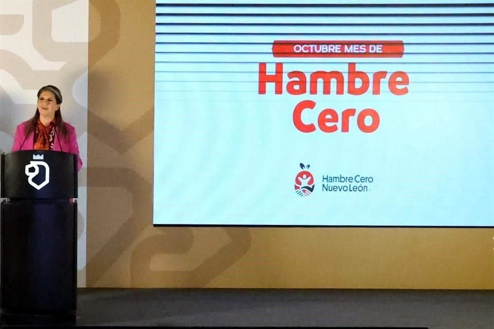 'Vamos a estar contando con el acopio de alimentos en escuelas aliadas', aseguró la secretaría Martha Herrera.
