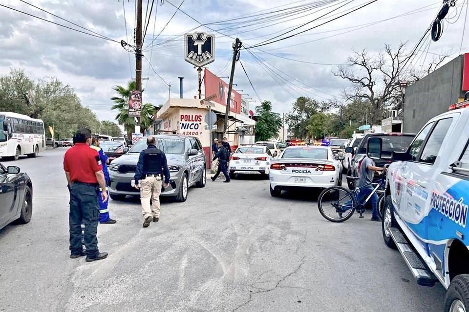 Además del delincuente herido, otros tres fueron detenidos por los uniformados.