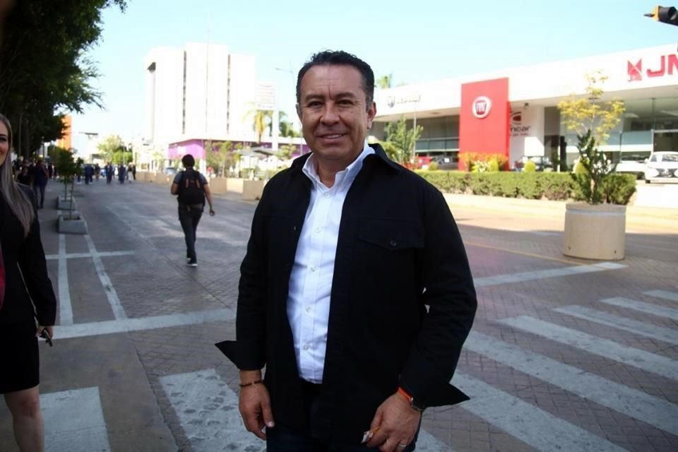 Manuel Romo, líder estatal de Movimiento Ciudadano.