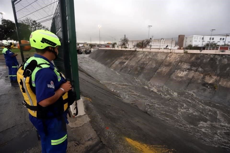 En la Ciudad, las lluvias provocaron la creciente en ríos y arroyos.