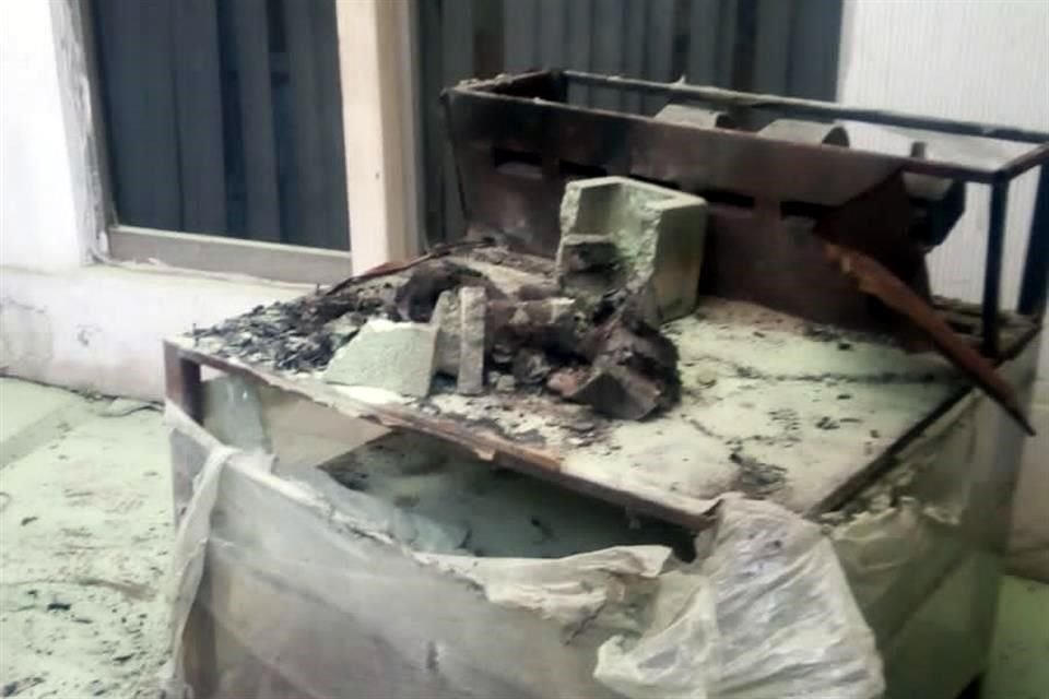 La máquina se encontraba en un negocio de imprenta.