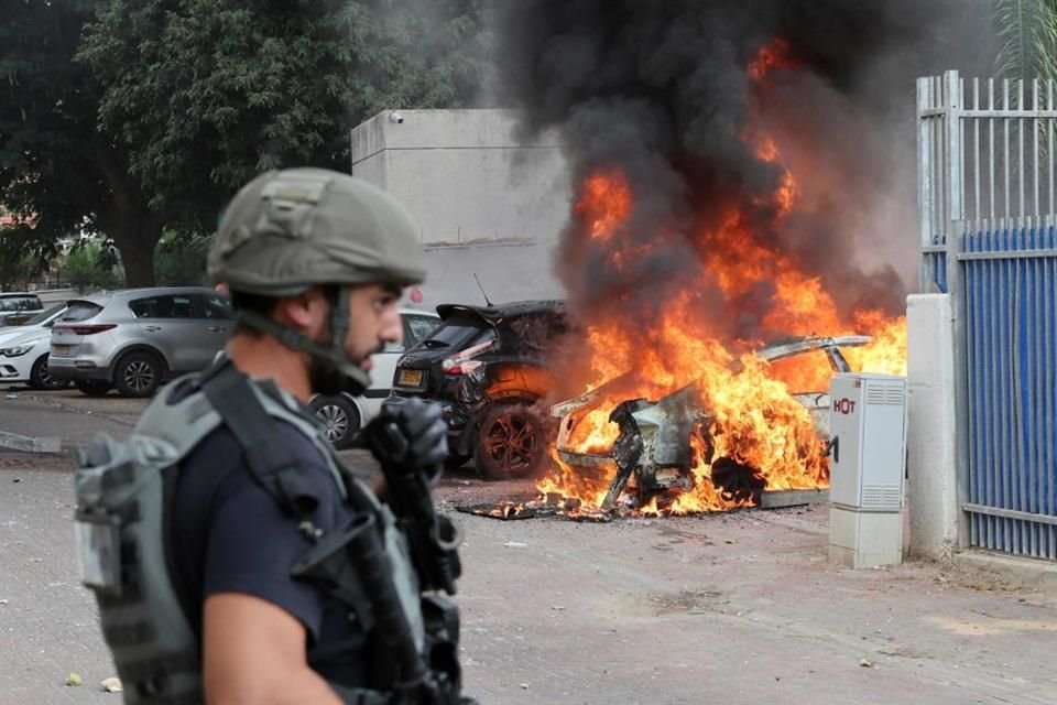 Daños en la ciudad israelí de Sederot, por misiles enviados desde Gaza.