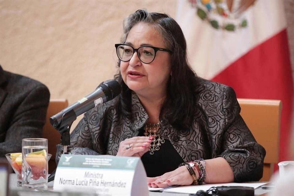 Norma Piña, presidenta de la Corte.