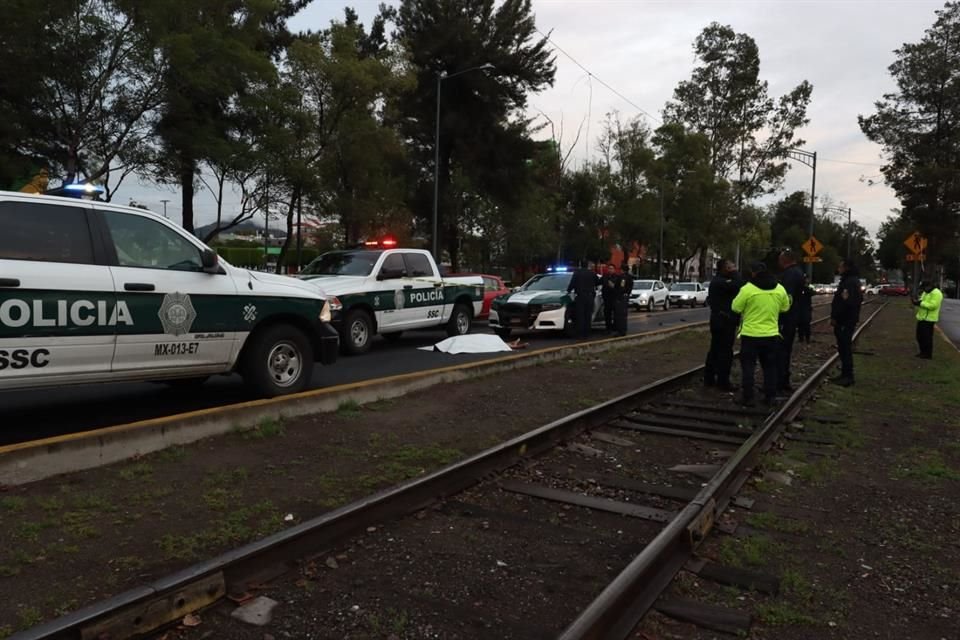 El accidente ocurrió sobre Eje 1 Oriente Ferrocarril Hidalgo, entre Calle Calamina y Avenida Victoria.