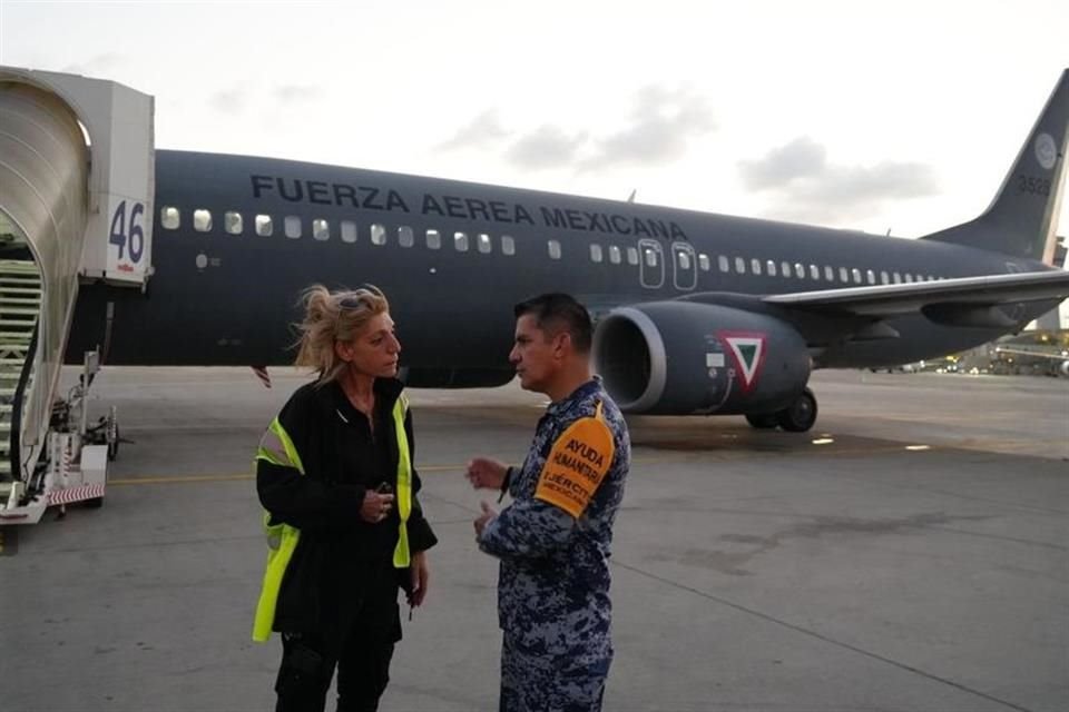 Avión de FA enviada para repatriar mexicanos de Israel aterrizó en Tel Aviv.