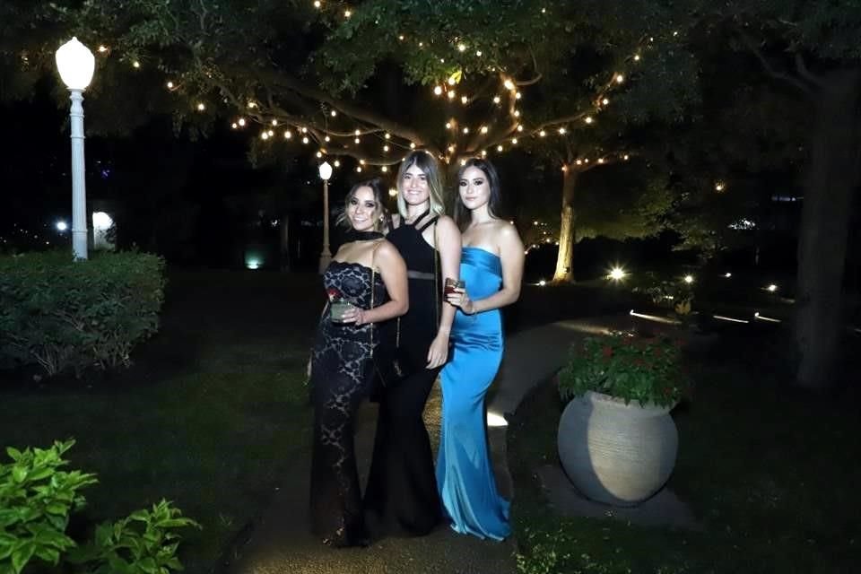 Samantha García, Gretta González y Valeria Garza