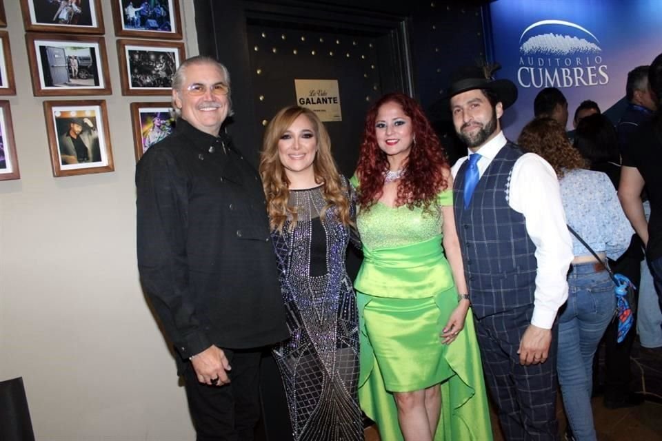 Roberto Flores, Myriam Montemayor, Esperanza Guandique y Daniel Carmona