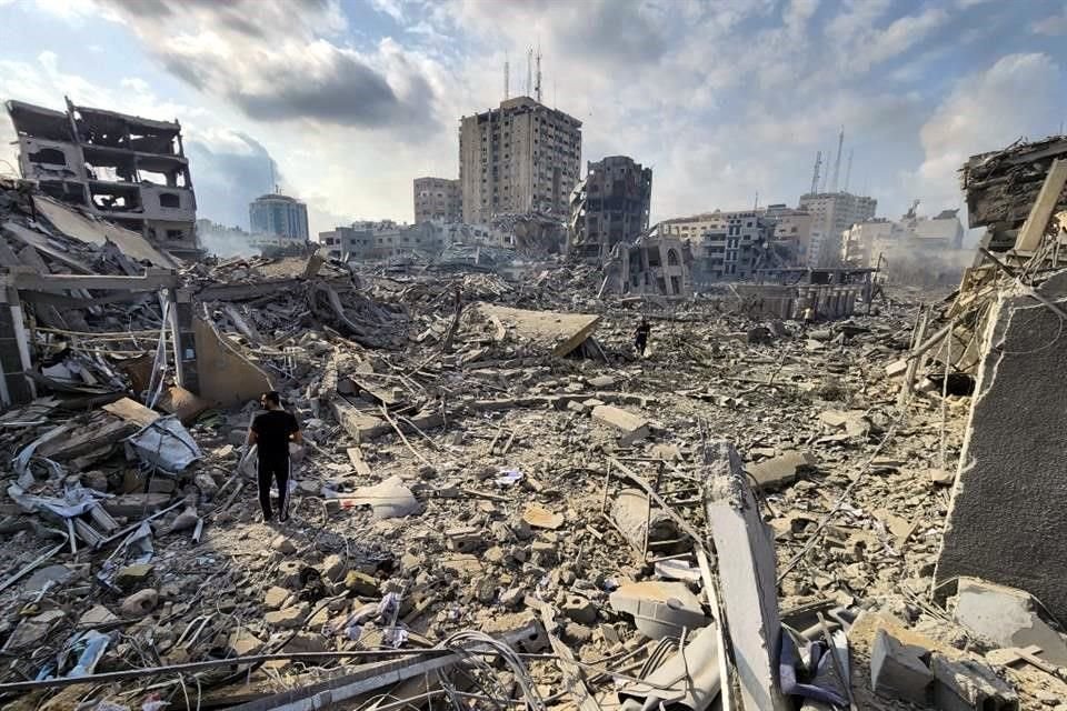 Varias partes de Gaza quedaron completamente en ruinas.