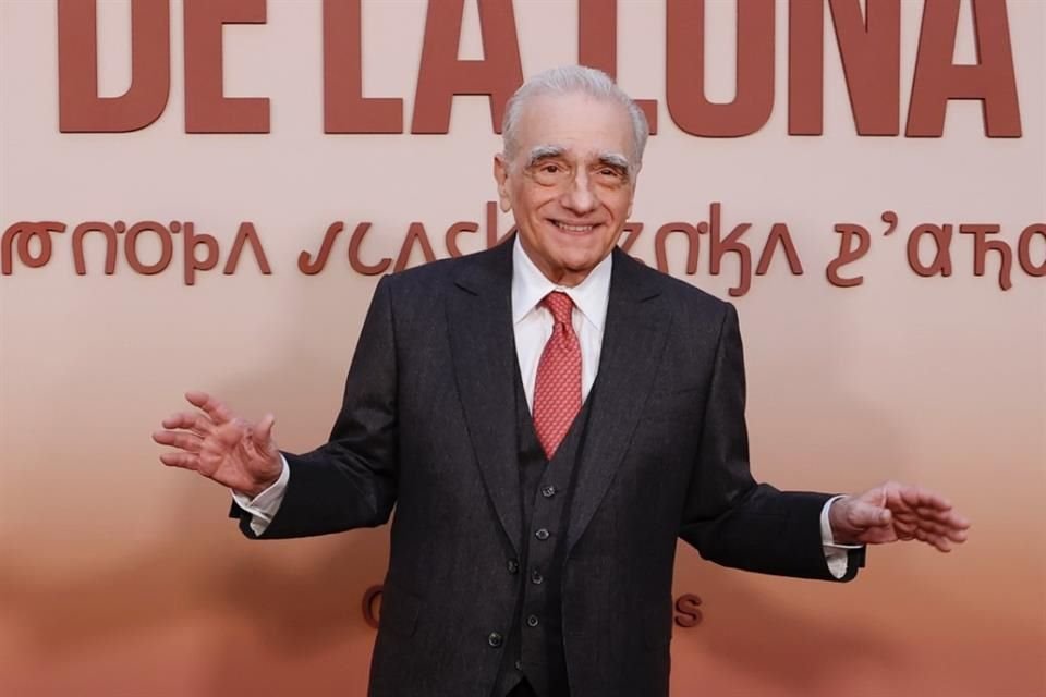 Martin Scorsese fue recibido como rockstar en la alfombra roja de 'Los Asesinos de la Luna'.