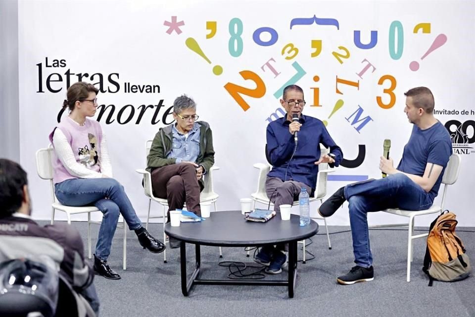 Ingrid Bringas (izq. a der.), Criseida Santos-Guevara, Joaquín Hurtado y Luis Panini.