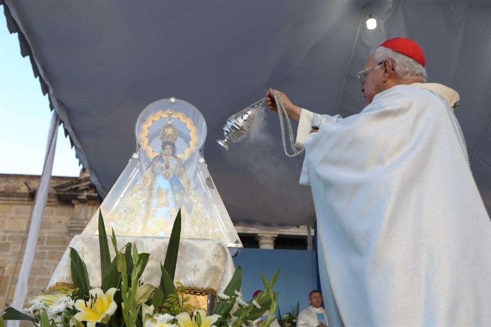 En el marco de la Romería, el Cardenal Francisco Robles Ortega lamentó las desapariciones en Jalisco, pero pidió aprender a ser pacíficos.