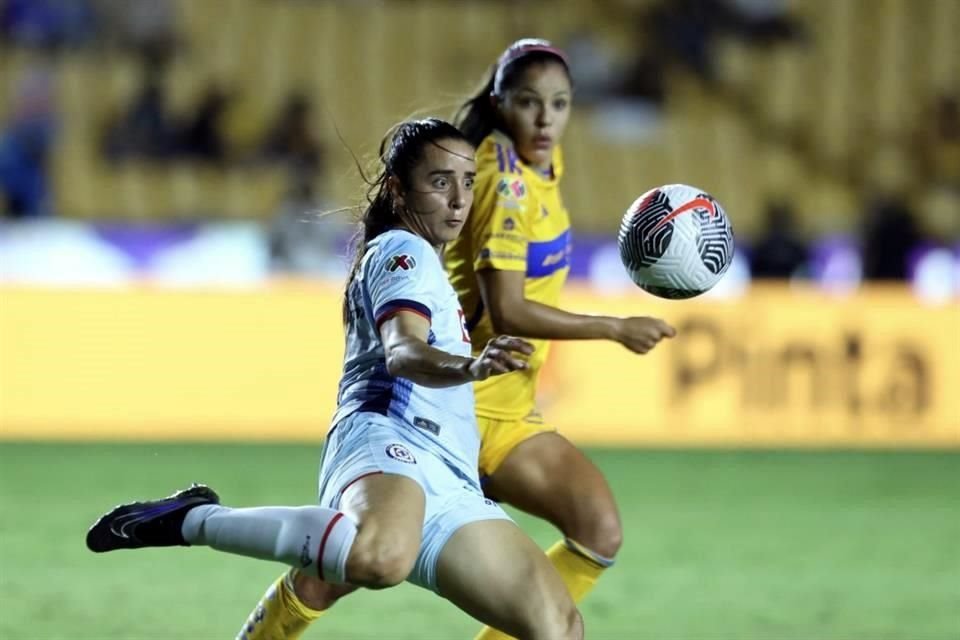 Imágenes del partido entre Tigres Femenil y Cruz Azul.