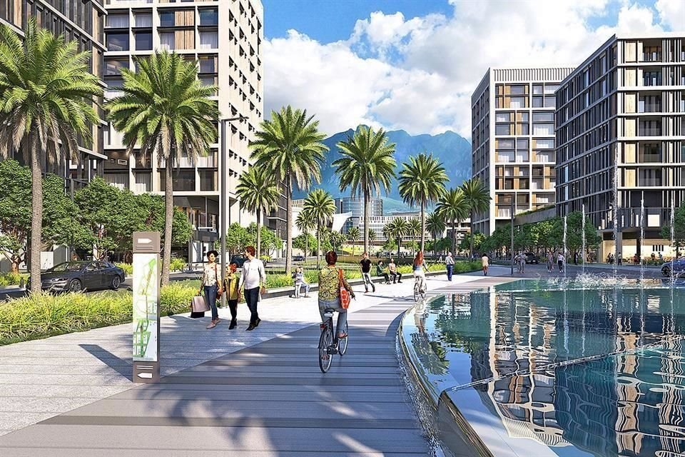 El proyecto de usos mixtos que incluye más de 13 edificios residenciales, hoteles, salud y bienestar, espacios culturales, oficinas y comercios.