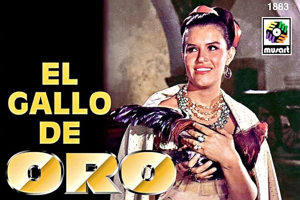 Lucha Villa dio vida a la 'Caponera' en la película 'El Gallo de Oro' (1964).