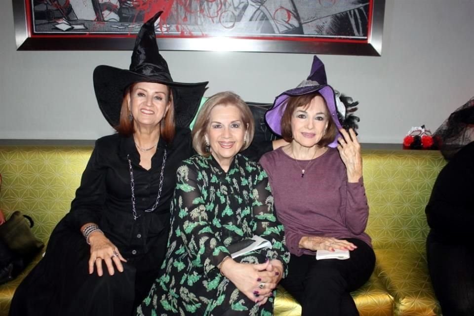 Irma de Ramos, Martha de la Garza y Norma Lozano de Lozano