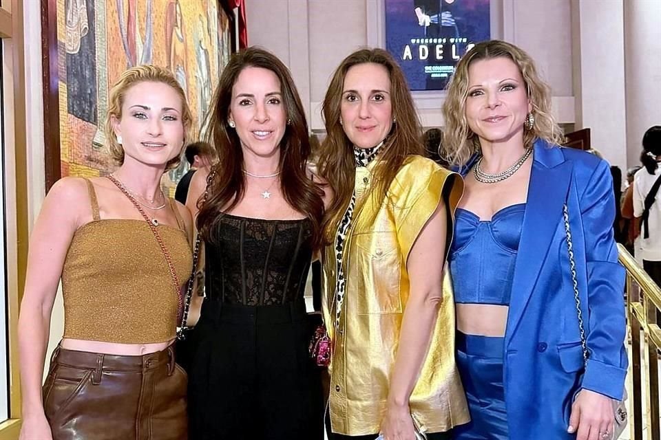 Marcela Kalifa, Paloma Rendón, Maru Cruz de Celada y Cristina Kalifa de Ruiz
