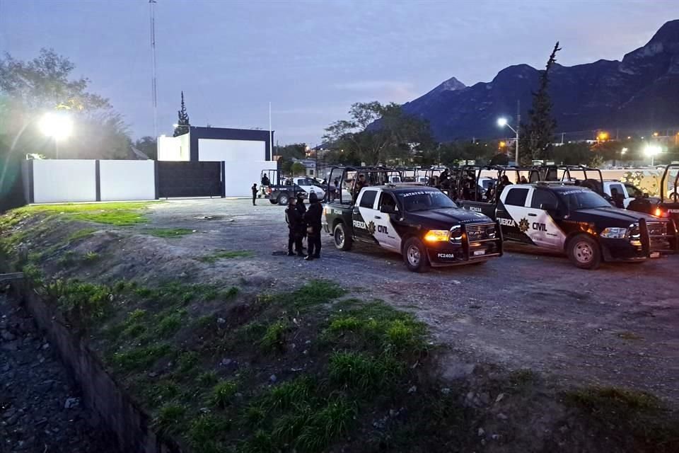 La comandancia de la Policía municipal ya luce con la presencia de Fuerza Civil.