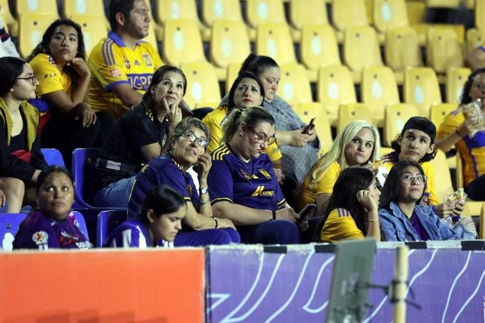 El ambiente en el Estadio Universitario en el Clásico Regio Femenil.