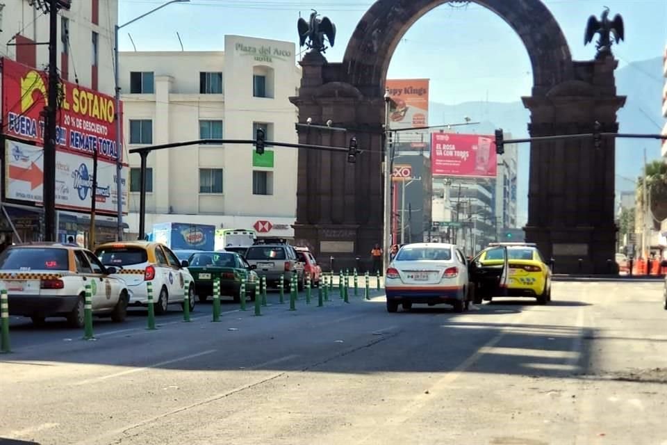 El Municipio de Monterrey inició con la segunda fase de obras alrededor del Arco de la Independencia.