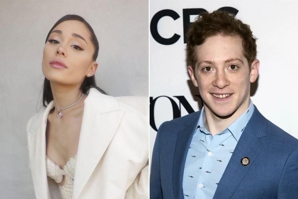 Ethan Slater y Ariana Grande fueron captados intercambiando mimos durante una cita romántica en Nueva York.