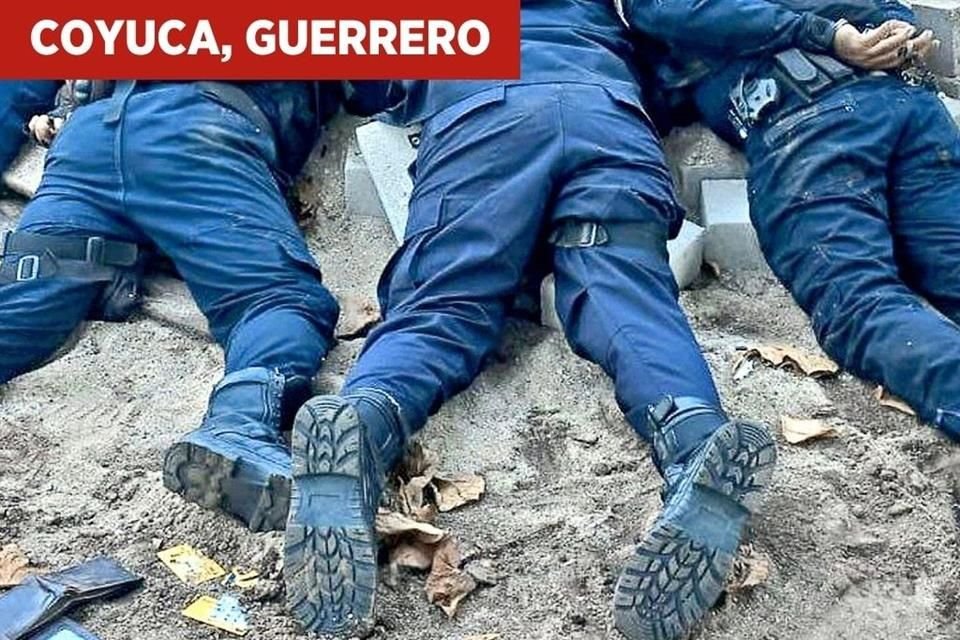 Comando acribilló al Secretario de Seguridad Pública de Coyuca de Benítez, Guerrero, al director de Policía Municipal y a otros 11 agentes.