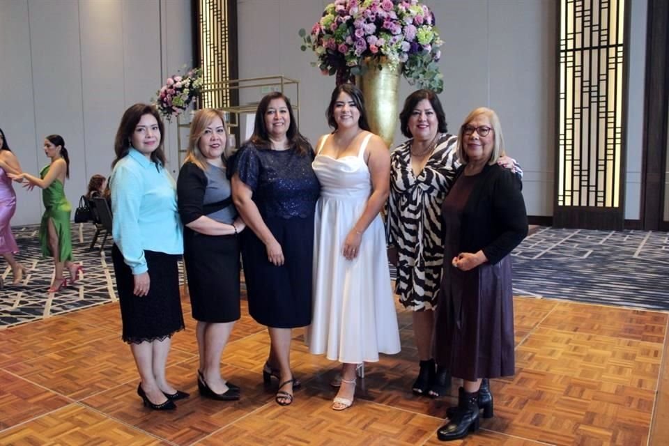 Mary Lozano, Miriam Muñoz, Irasema García de Moya, La Novia, Sandra Sánchez y Yolis Rosales