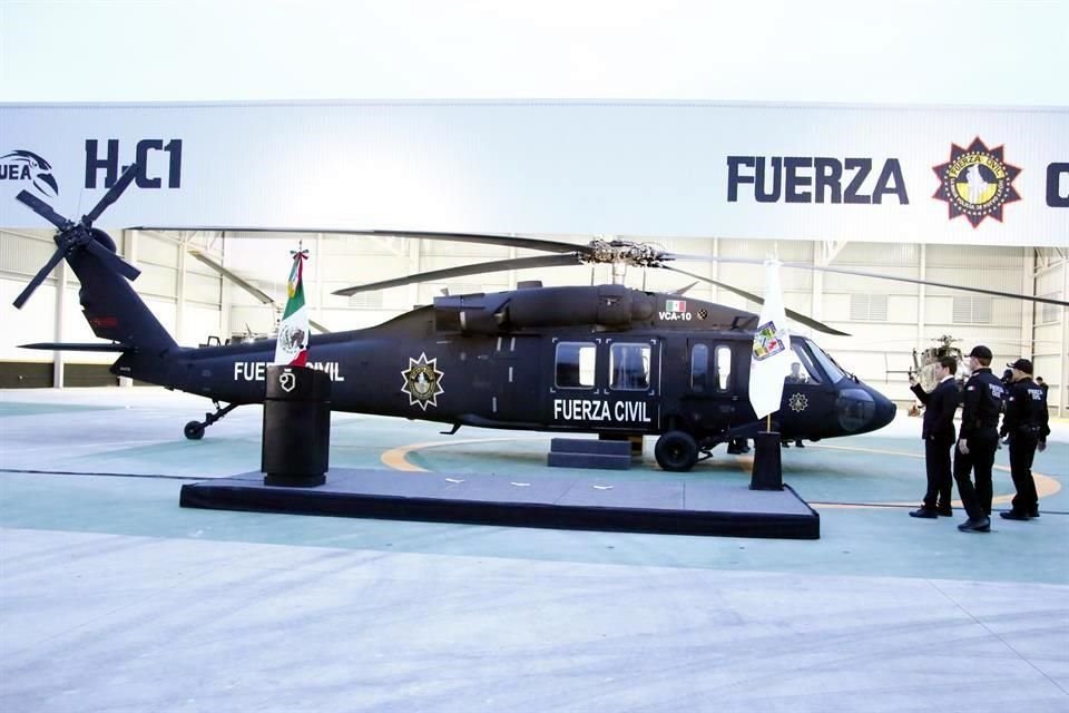 Helicóptero 'Black Hawk'.