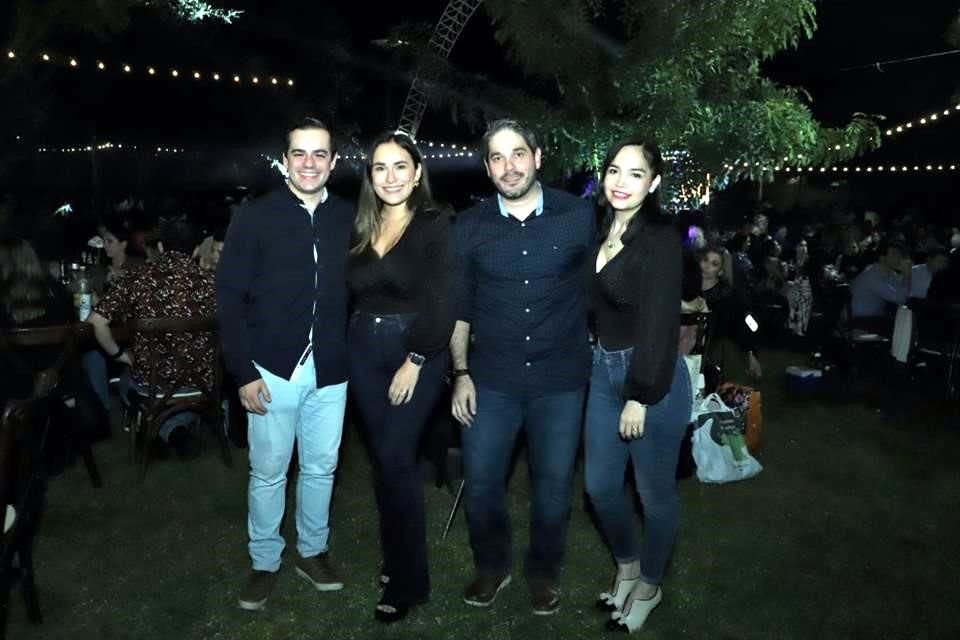 Placido Rodal, Mariana Cruz, Pablo Vela y Gaby Alcántara