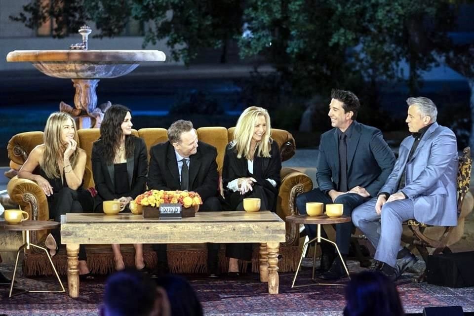 Matthew Perry participó durante una grabación del especial 'Friends: The Reunion' en 2021.