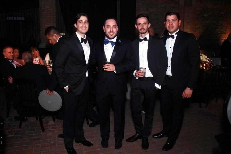 Alejandro Bunsow, Jorge de Coss, Luis Ledesma y Alan Peña