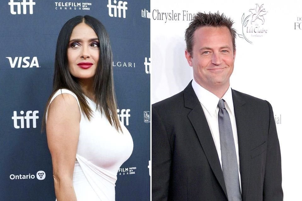 Salma Hayek despide a Matthew Perry, recordando los momentos que compartió con el actor durante el rodaje de 'Un Impulsivo y Loco Amor'.