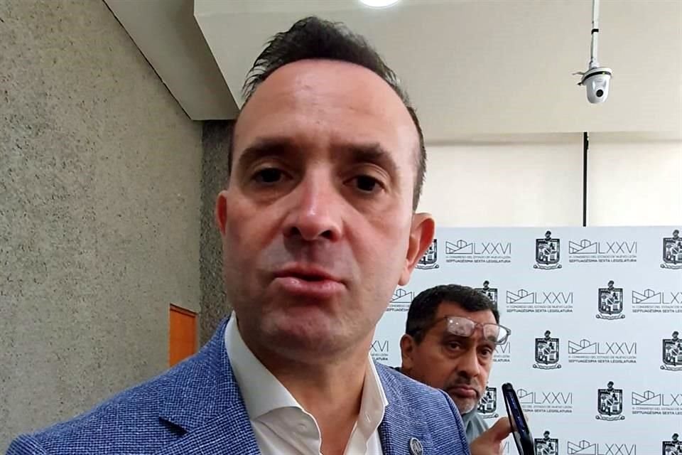 Carlos de la Fuente, coordinador de la fracción del PAN en el Congreso local.