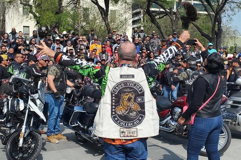 Biker de diversos Estados de México viajaron a Monterrey para el evento.