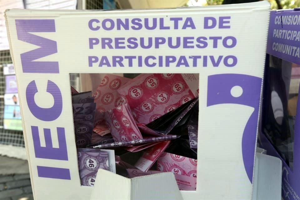 El IECM indicó que dejará de hacer actividades programadas para la consulta de los proyectos de 2025. 