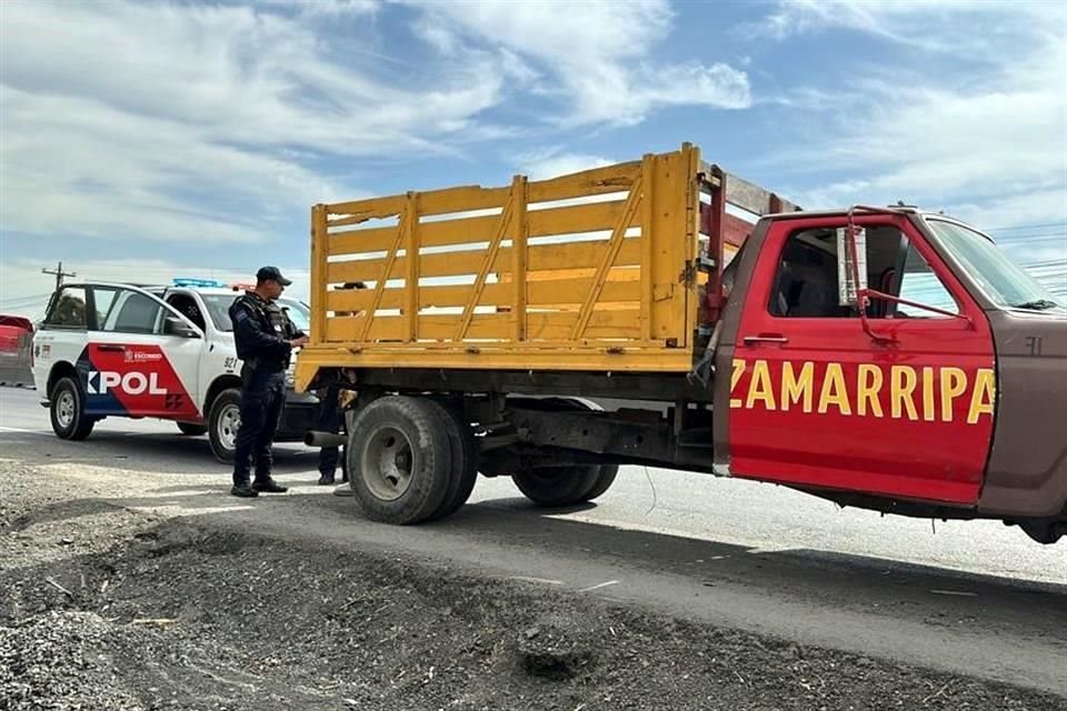 Los jóvenes viajaban en una camioneta de tres y media toneladas.