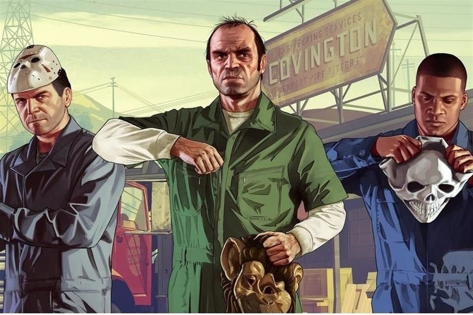 Michael, Trevor y Franklin, protagonistas de Grand Theft Auto V, título que ha vendido más de 185 millones de copias.