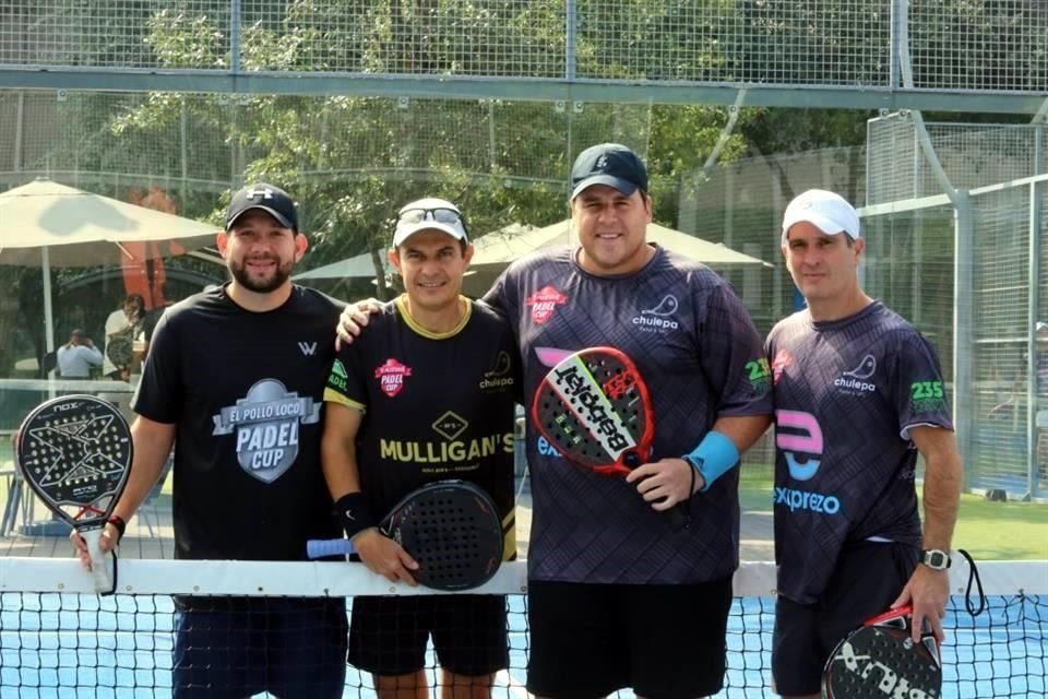 Marcelo Paras, Pepe Mireles,  Diago Maisterrena y Francisco Santos