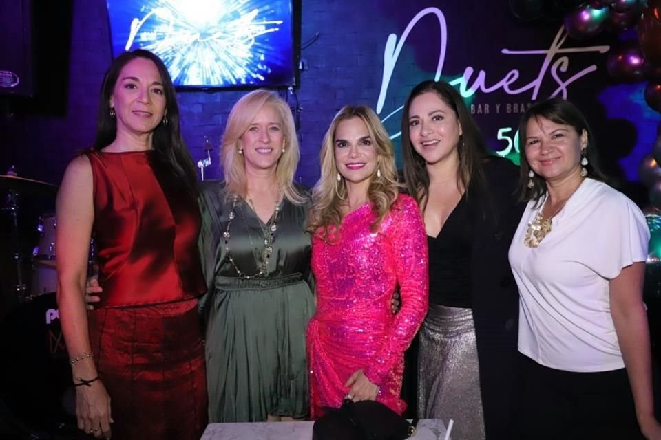 Cristina Riojas, María José Pozas,  Hérica Cortés de Scott, Ana Isabel Gómez y Verónica Guzmán