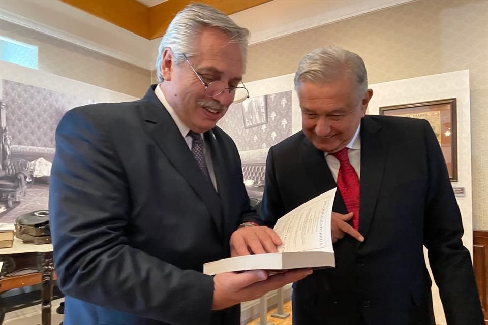 Andrés Manuel López Obrador y Alberto Fernández.