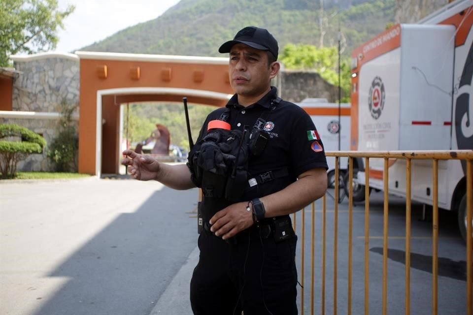 Miguel Ángel Perales, director de Protección Civil de NL.