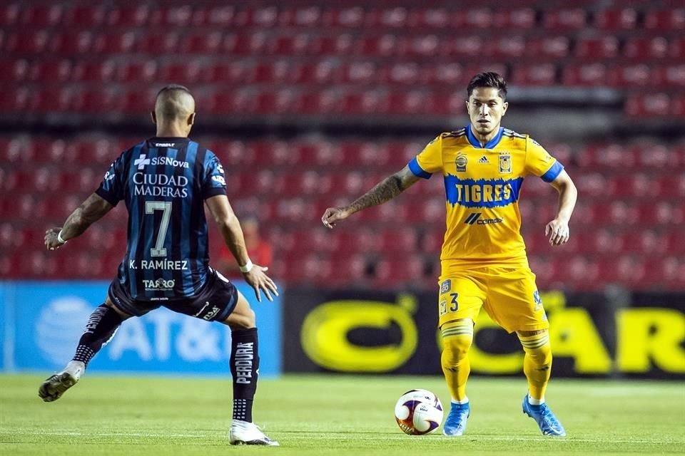 Tuvieron que pasar 66 minutos para que Tigres hiciera su primer tiro a gol, a cargo del defensa Carlos Salcedo.