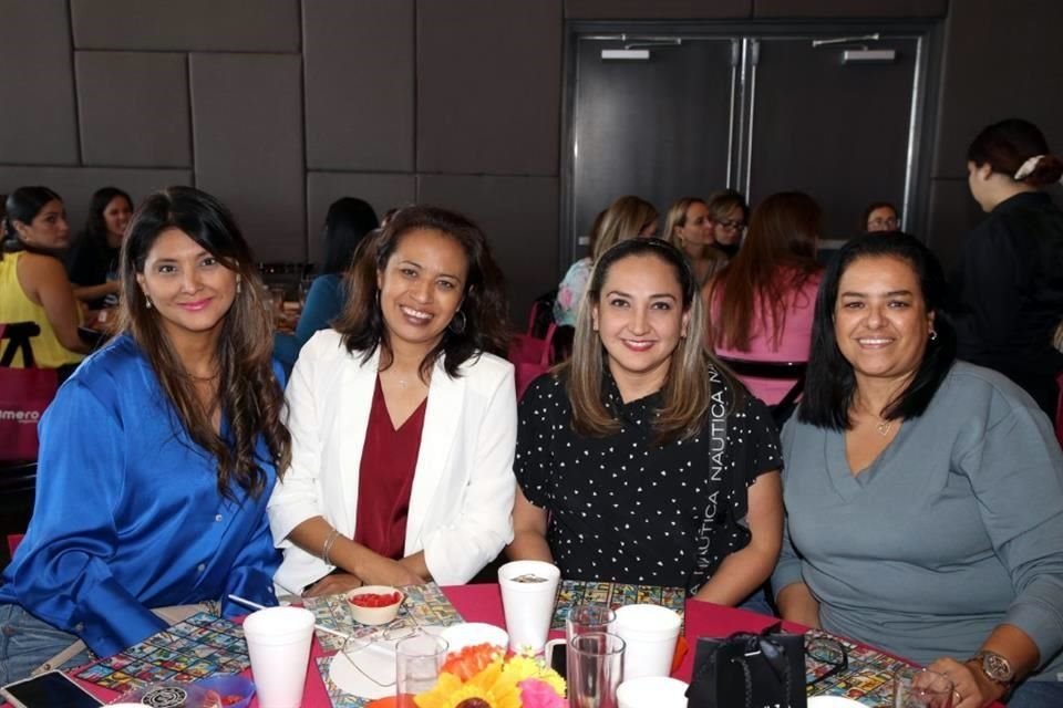 Ime Tello, Liz Mireles, Jessy Rangel y Liliane Rodríguez