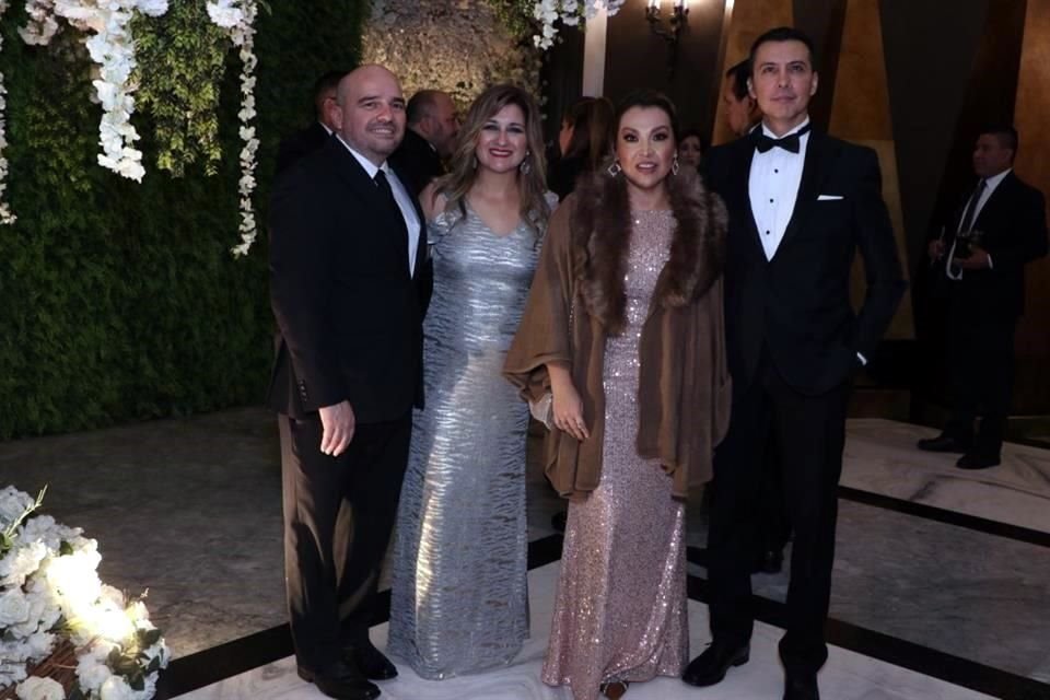 César Villarreal, Cecy Miranda, Patricia Torres y Gerardo Ramírez