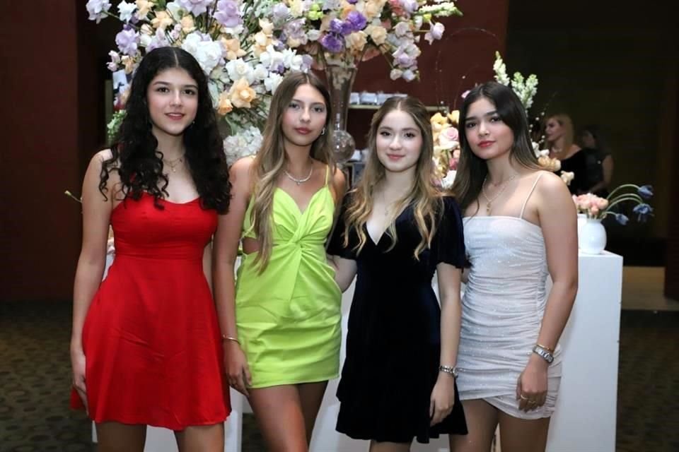 Gretchen Zermeño, Donatella de León, Alegra García y Sofía González