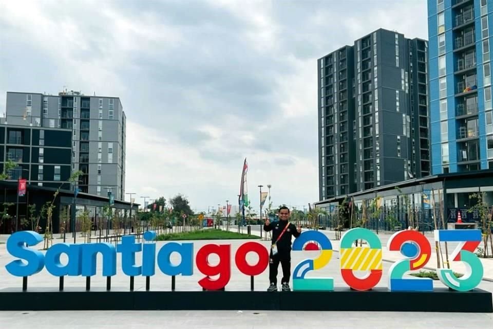 El deportista regio ya se encuentra en tierras chilenas para la justa continental.